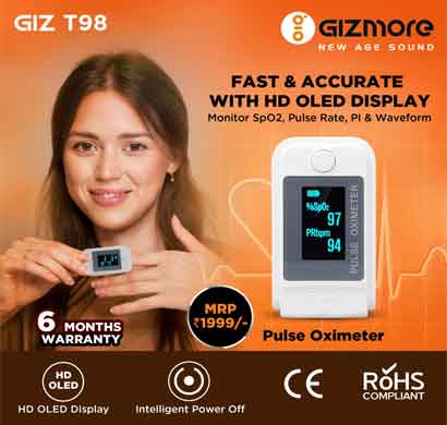 gizmore pulse oximeter (giz t98)