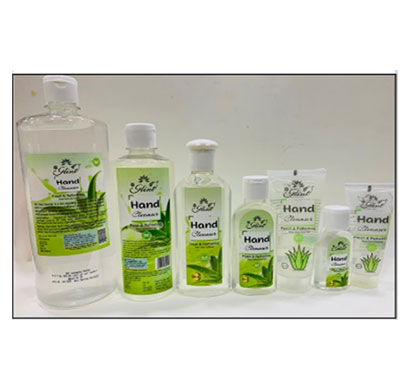 glint aloevera hand cleanser gel 67% alcohol (500ml)