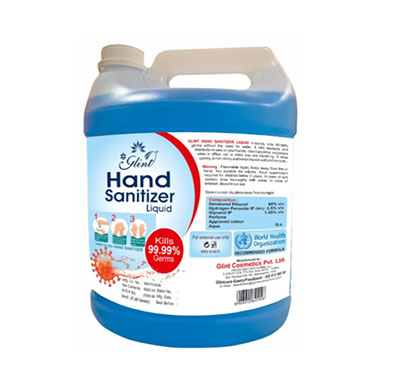 glint hand sanitizer liquid 80% ethanol, who recommended ( 5000ml)
