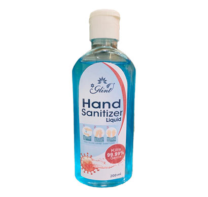 glint hand sanitizer liquid 80% ethanol, who recommended ( 200ml)