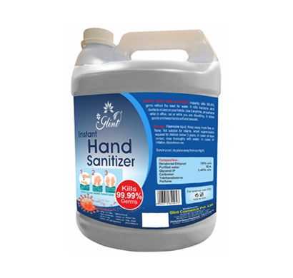 glint instant hand sanitizer gel 70% ethanol ( 5000ml)