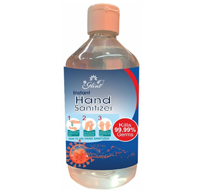 glint instant hand sanitizer gel 70% ethanol ( 500ml)