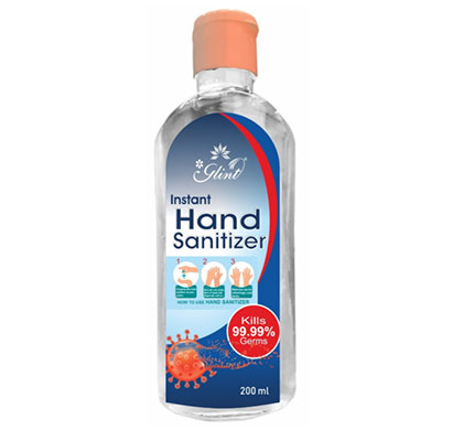 glint instant hand sanitizer 70% ethanol ( 200ml)