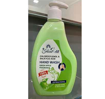 glint hand wash antibacterial 500ml (green apple)