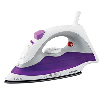 havells (ghgsibdu125) steam iron flare purple 1250 watts
