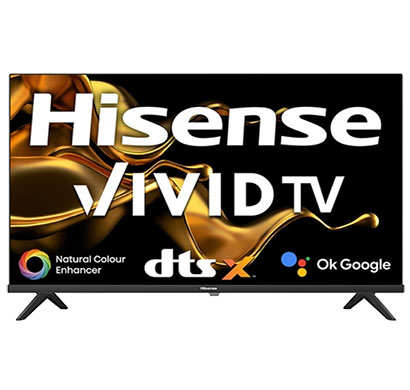 hisense (32a4g) hd smart led tv with one touch access, built-in google assistant 32 inch 2yr warranty
