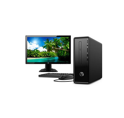 hp 290-p0012in desktop (pentium dual core/ 7th gen/ 4gb ram/1 tb hdd/ window 10 + microsoft office/ 20-inch/ 1 yea warranty), black