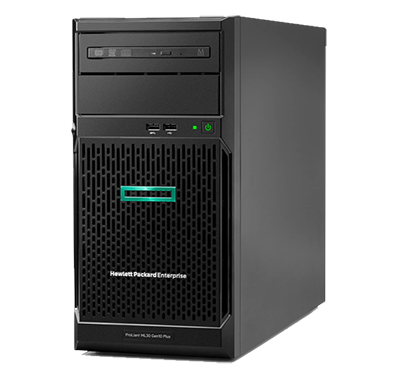 hpe proliant ml30 gen10 plus server (intel xeon e-2314/ 16gb ram/ 1tb hdd/ hpe ilo standard (embedded)/ 3-1-1 nbd warranty) black