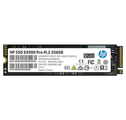 hp ex900 pro 256gb nvme pc ssd - pcie gen3 3d nand internal solid hard state