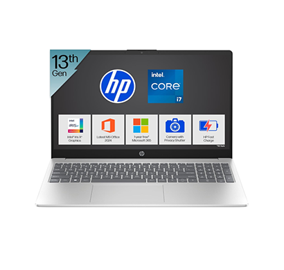 hp 15-fd0468tu laptop (intel core i7-1355u/ 13th gen/ 16gb ram/ 512gb ssd/ windows 11 pro + office 24/ 15.6