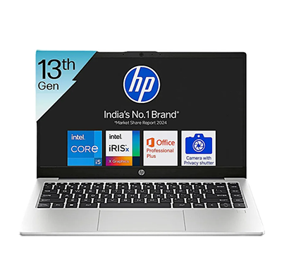 hp 240 g10 (be5s0pt) laptop (intel core i5-1344u/ 13th gen/ 8gb ram/ 1tb ssd/ dos/ 14