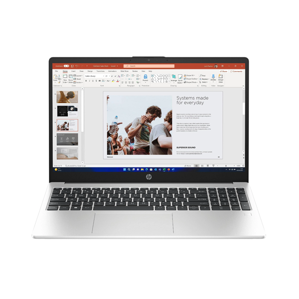 hp 250 g10 (c91w6at) laptop (intel core 3-100u/ 8gb ram/ 512gb ssd/ win11 pro/ 15.6