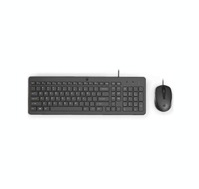 hp (240j7aa) 150 usb wired keyboard and mouse combo