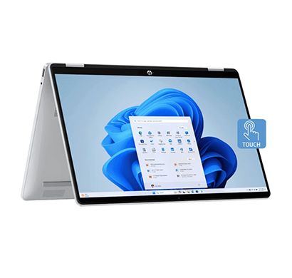 hp omnibook 5 flip 14-fp0690tu convertible laptop (intel core 7-150u /16gb ram / 1tb ssd/ windows 11 / microsoft office / 14 inch), silver