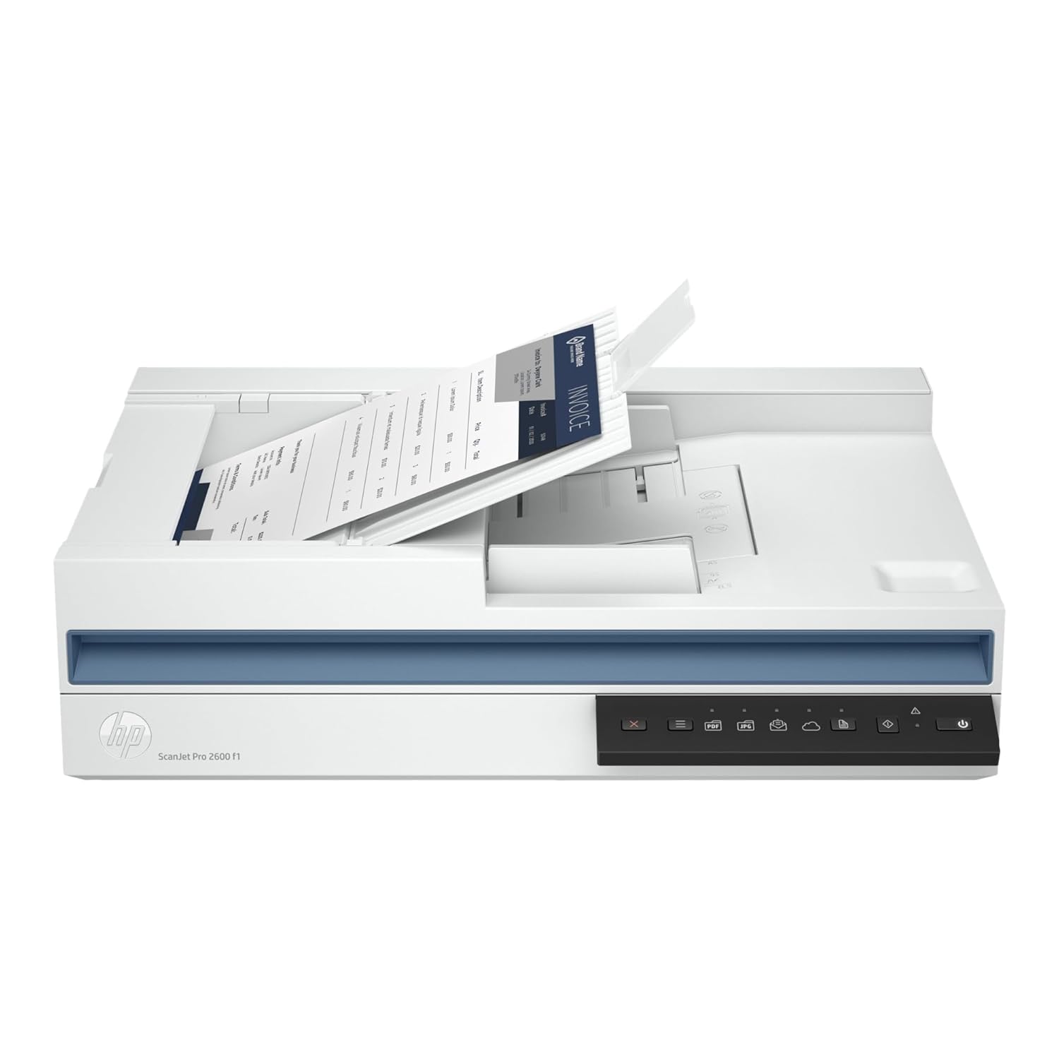 hp scanjet pro 2600 f1 scanner and auto document feeder (white)