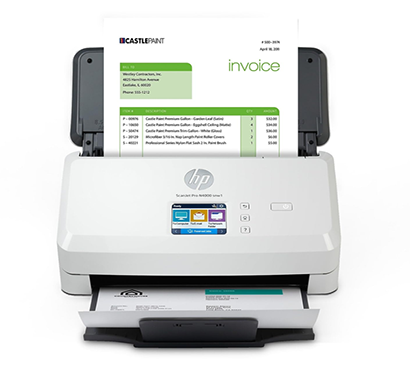 hp scanjet pro n4000 snw1 sheet-feed scanner