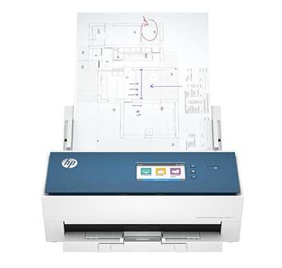 hp scanjet enterprise flow n9000 sn1, fast 2 sided scanner with auto document feeder (8q4w1a)