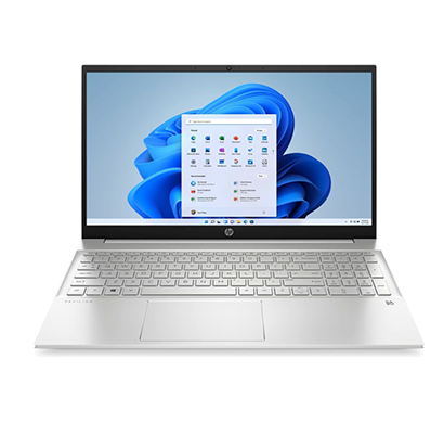 hp 14s-dr3003tu laptop (intel pentium silver/ 8gb ram/ 512gb ssd/ windows 11 + ms office/ 14 inches/ 1 year warranty), natual silver