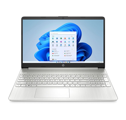 hp 15s-fr4000tu laptop (intel core i5-1155g7/ 11th gen/ 8gb ram/ 512gb ssd / windows 11 + ms office/ 15.6 inch fhd/ 1 year warranty), silver