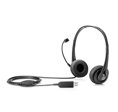 hp stereo usb wired on ear headphone (t1a67aa)