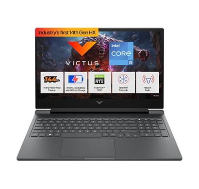 hp victus 16-r1705tx gaming laptop (intel core i5-14450hx/ 14th gen/ 16gb ram/ 512gb ssd/ windows 11 home + ms office/ 6gb rtx 3050 graphics/ 16.1