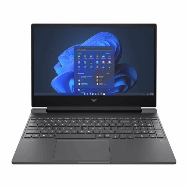 hp victus 15-fa2495tx gaming laptop (intel core i7-13650hx/24gb ram/512gb ssd/6gb-rtx4050/windows 11 home/ms office24/15.6 fhd-144hz/mica silver) 1 year warranty