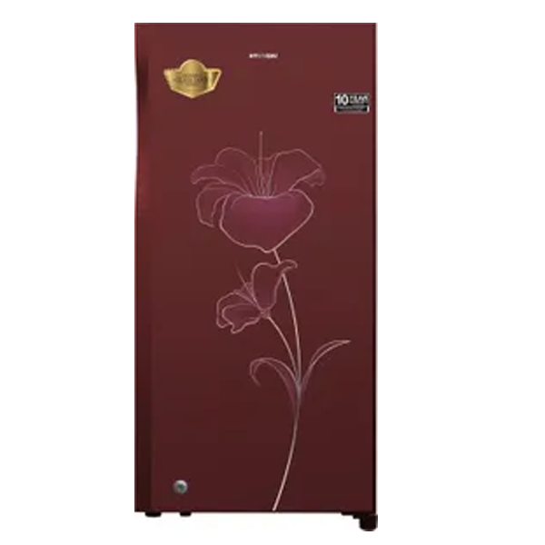 Wholesale Hyundai HP202PTBG HDP 190 Ltr 2 Star Glass Door Refrigerator Black Gold with best liquidation deal Excess2sell