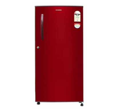 hyundai ( hc201ebr-hdk) 190l 1 star ws refrigerator ( burgundy red)