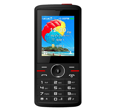 ikall k54 feature phone (1.8 inch colour display, dual sim, 1000 mah battery, call recording multimedia),multicolour