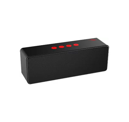 itel (ibs-10) 5.2w portable wireless bluetooth speaker(black, stereo channel)