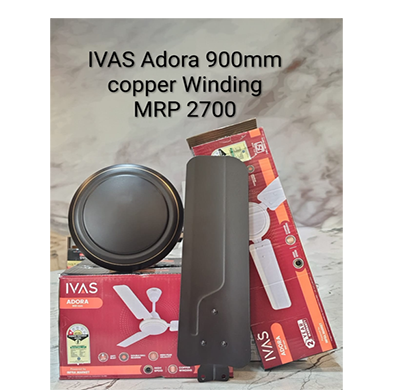 ivas adora 900mm ceiling fan copper winding