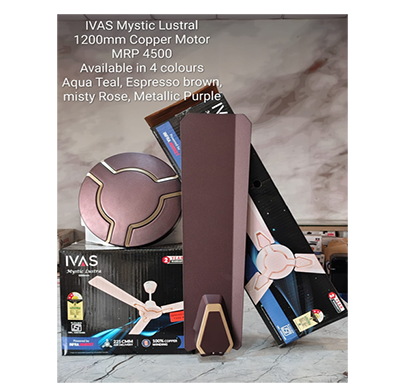 ivas mystic lustral ceiling fan 1200mm (mix colour)