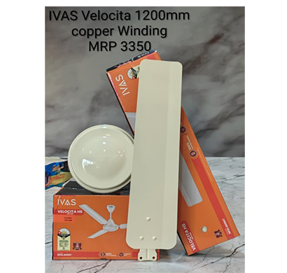 ivas velocita hs 1200 mm ceiling fan copper winding