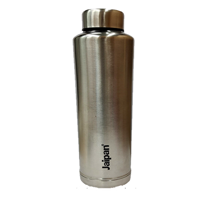 jaipan ( jaipan_4) high grade premium metal water bottle ( 1000ml) with german technology anti-microbial coating ( metallic)