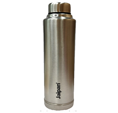 jaipan ( jaipan_5) high grade premium metal water bottle ( 1000ml) with german technology anti-microbial coating ( metallic)