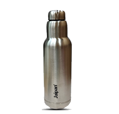 jaipan ( jaipan_e) high grade premium metal water bottle ( 1000ml) with german technology anti-microbial coating ( metallic)