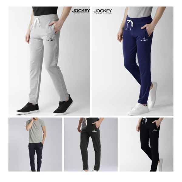Buy Men Grey Solid Regular fit Track pants by India online | Looksgud.in