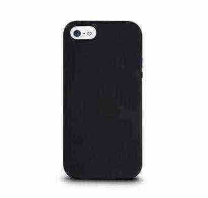 jugar - silicone case with metal frame for iphone 5 (matte black)