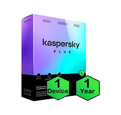 kaspersky plus latest version - 1 pc, 1 year