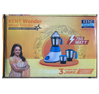 kent mixer grinder wonder 3 jar 750 watt