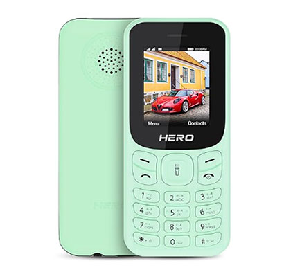 lava hero shakti 2025 , dual sim keypad mobile phone (with vibration alert), super saving battery mode,number talker, (mint green)
