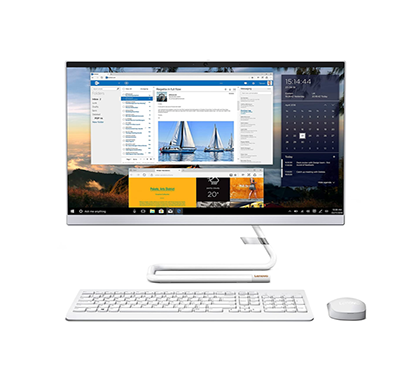 lenovo ideacentre a340 (f0e800y8in) 23.8-inch full hd ips all-in-one desktop (intel core i3-10110u/ 8gb ram/ 512gb ssd/ windows 11/ ms office 21/ wireless keyboard & mouse/1 year warranty), white