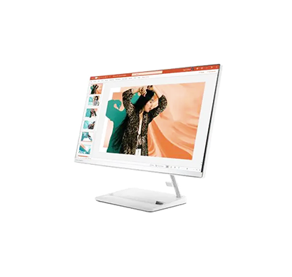 lenovo ideacentre (f0gj00f5in) all in one desktop (intel core i5-12450h/ 12th gen/ 16gb ram/ 512gb ssd/ windows 11 home + ms office 2021/ 27 inch fhd/ 1 year warranty), white