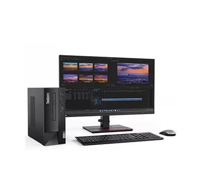 Lenovo Neo 50s (11T0S00F00) ThinkCentre Desktop (Intel Core i3-12100/ 12th Gen / 4GB RAM/ 1TB HDD/ DOS/ Wired Keyboard & Mouse/ 18.5 Inch Monitor/ 3 Years Warranty) Black