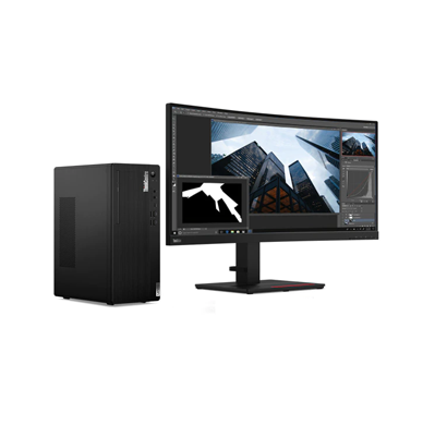 lenovo m70t (11evs05400) thinkcentre desktop pc (intel core i3/ 10th gen / 4gb ram/ 1tb hdd/ dos / 18.5 inch monitor/ 3 years warranty) black