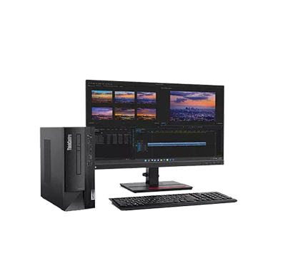 lenovo neo 50s gen 3 (11t0s00f00) thinkcentre desktop pc (intel core i3-12100/ 12th gen / 4gb ram/ 1tb hdd/ dos/ wired keyboard & mouse/ 19.5 inch monitor/ 3 years warranty) black