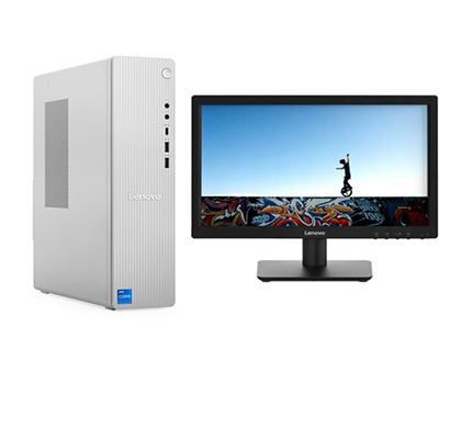 lenovo ideacentre tower (90xw0079in) desktop (intel core i3-1315u/ 13th gen/ 8gb ram/ 512 gb ssd/ windows 11 home / 19.5 monitor/ wired keyboard & mouse) ,1 year warranty