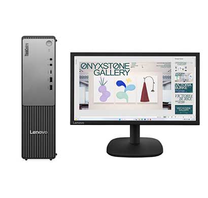 Lenovo ( 13KG0S02S00) ThinkCentre Neo 55s Desktop ( AMD Ryzen 5 220 / 8GB DDR5 RAM / 512GB SSD / DOS/ 19.5 inch Screen/ Wired keybord & Mouse), 3 Years Warranty