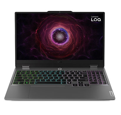 Lenovo LOQ 15ARP9 (83JC00MVIN) Laptop ( AMD Ryzen 7 7435HS/ 16GB RAM/ 512 GB SSD/ 15.6 inch FHD IPS 300nits AG 144Hz/ Windows 11 office Home 2024/ White Backlit),Luna Grey