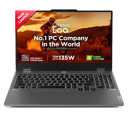 Lenovo LOQ 15ARP9 (83JC00MUIN) Gaming Laptop ( AMD R7 7435HS/ 16GB RAM/ 512GB SSD/ 15.6